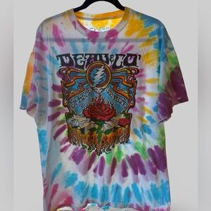 OFFICIAL Dead & Company Dead Forever Live at Sphere Shirt / Pastel Tie SZ XL